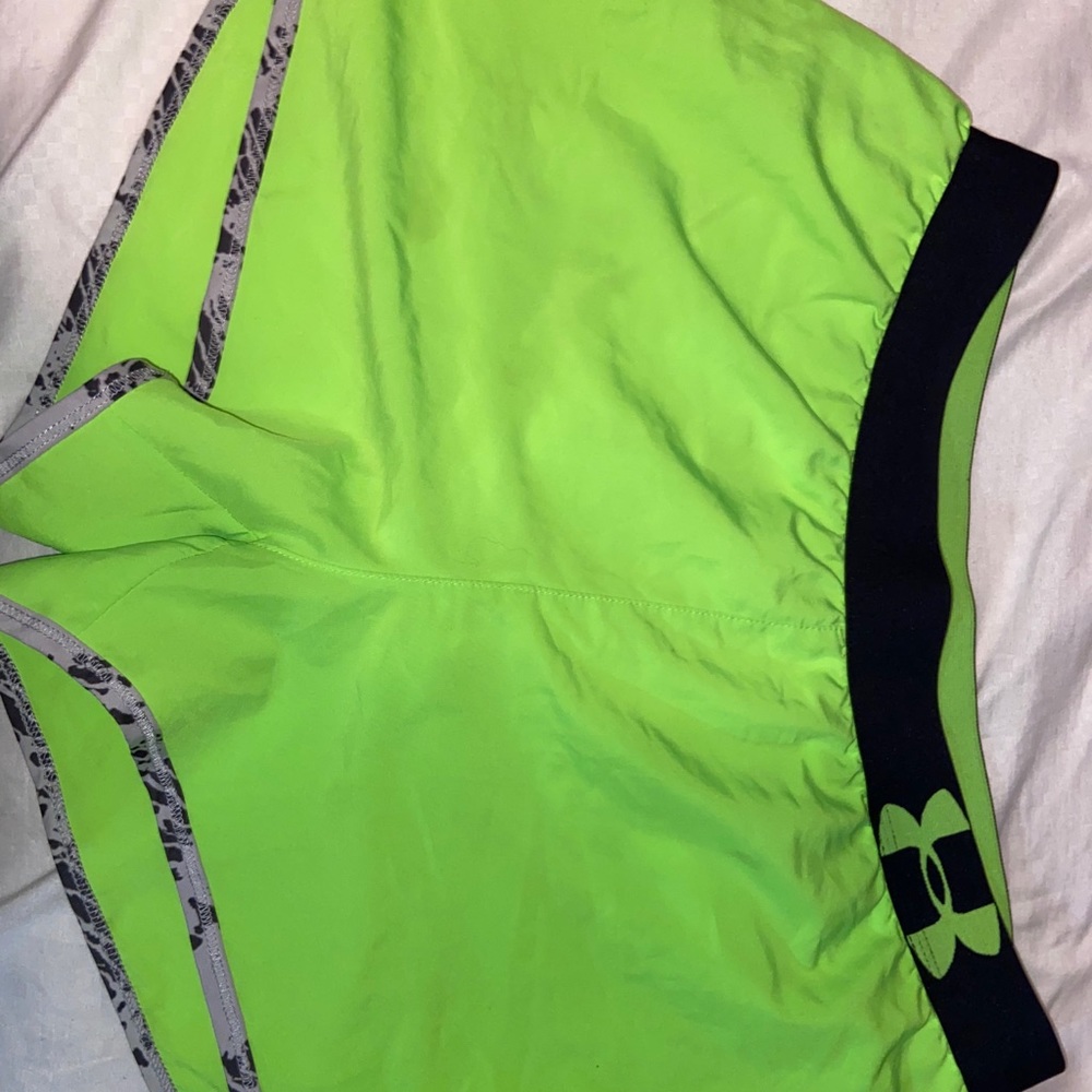 Like green under armour shorts